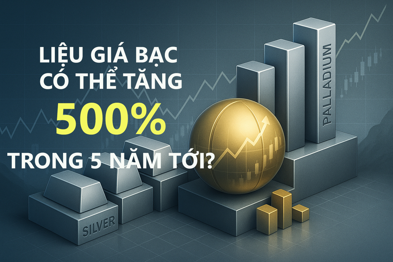 Liệu giá bạc có thể bắt chước kim chỉ nam của palladium và tăng 500% trong năm năm tới?