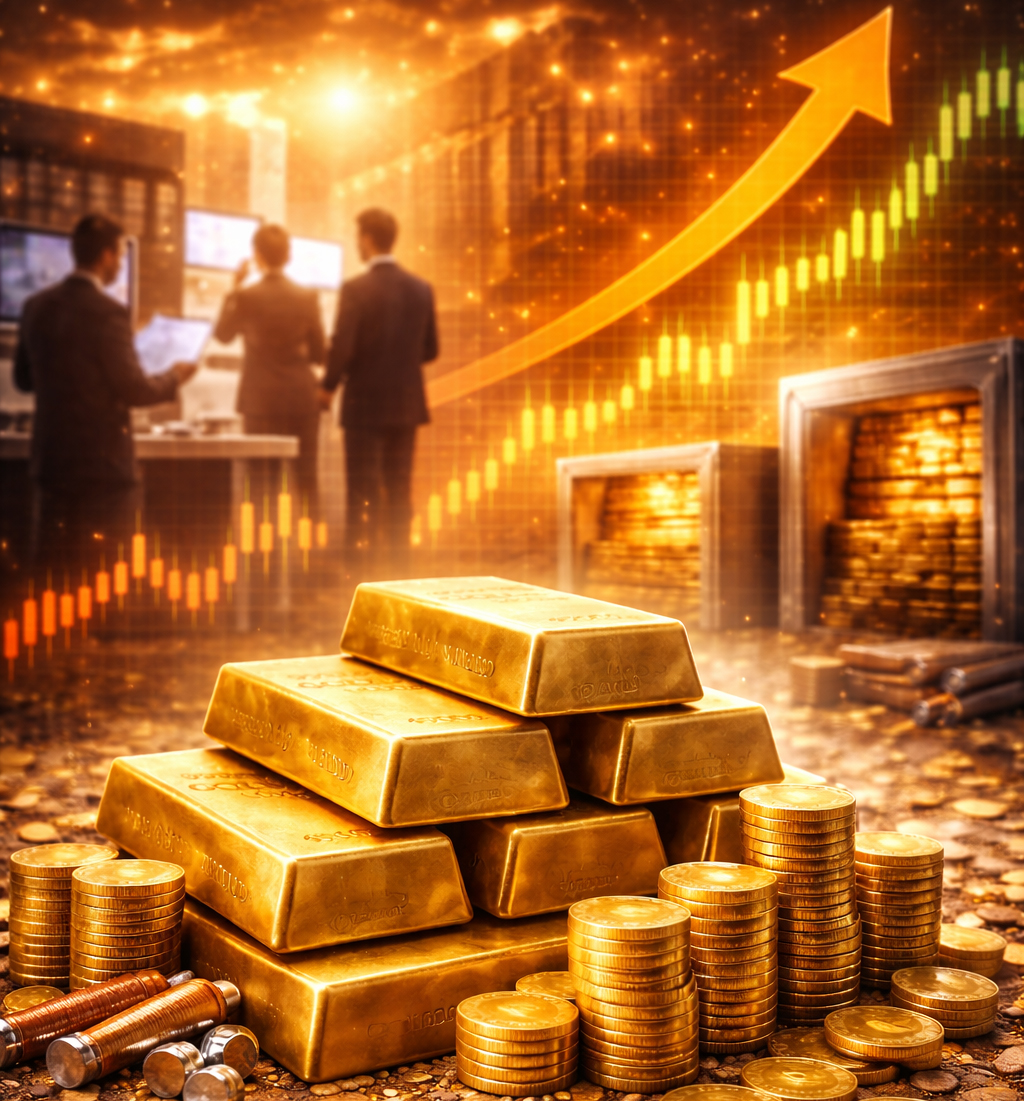 Vàng Sẽ Tăng Mạnh Hơn Khi Dòng Vốn Tổ Chức Tham Gia