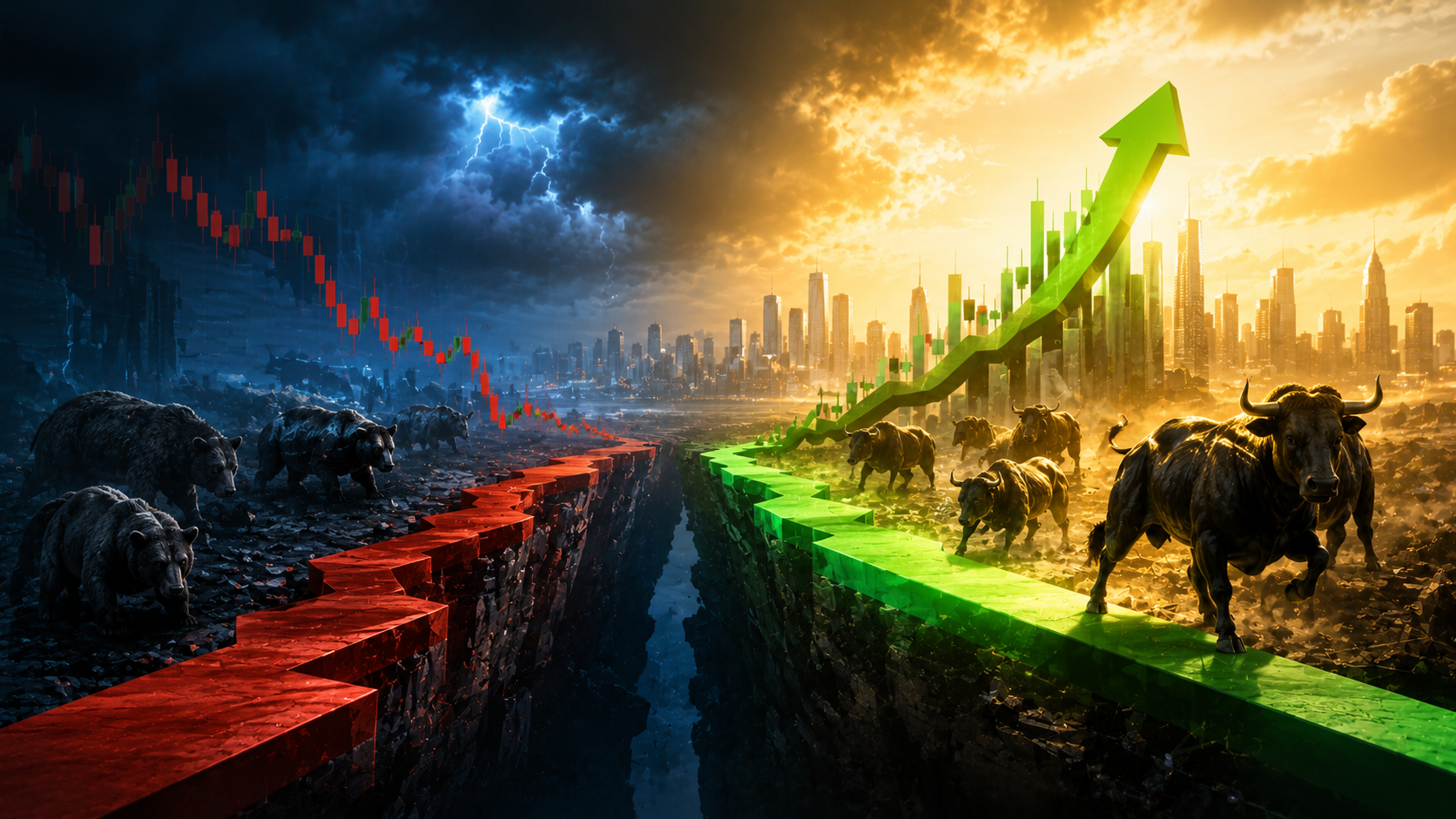 Chỉ số S&P 500 và hầu hết các cổ phiếu thuộc chỉ số này đang đi ngược chiều nhau với tốc độ kỷ lục. Nhà đầu tư cần biết điều gì?